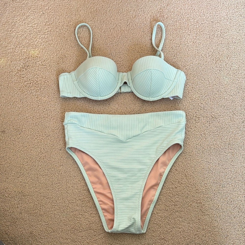 Madewell - Ribbed Bikini Set
